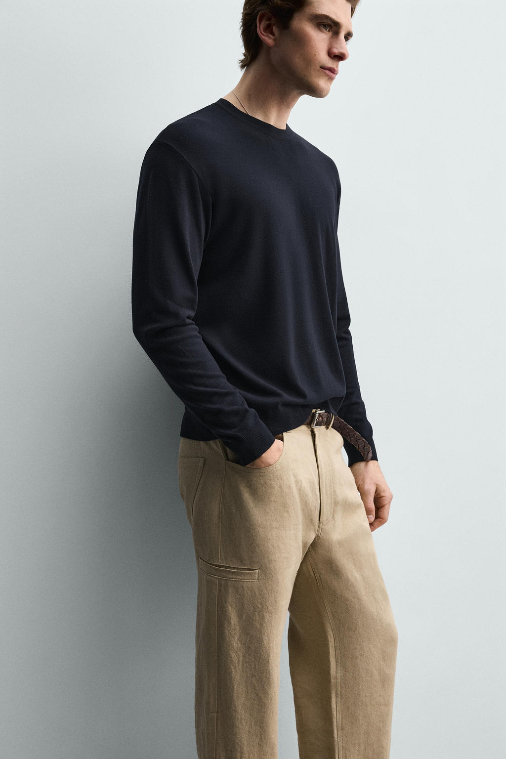 REGULAR FIT TEXTURED SWEATER - Zara фото 16