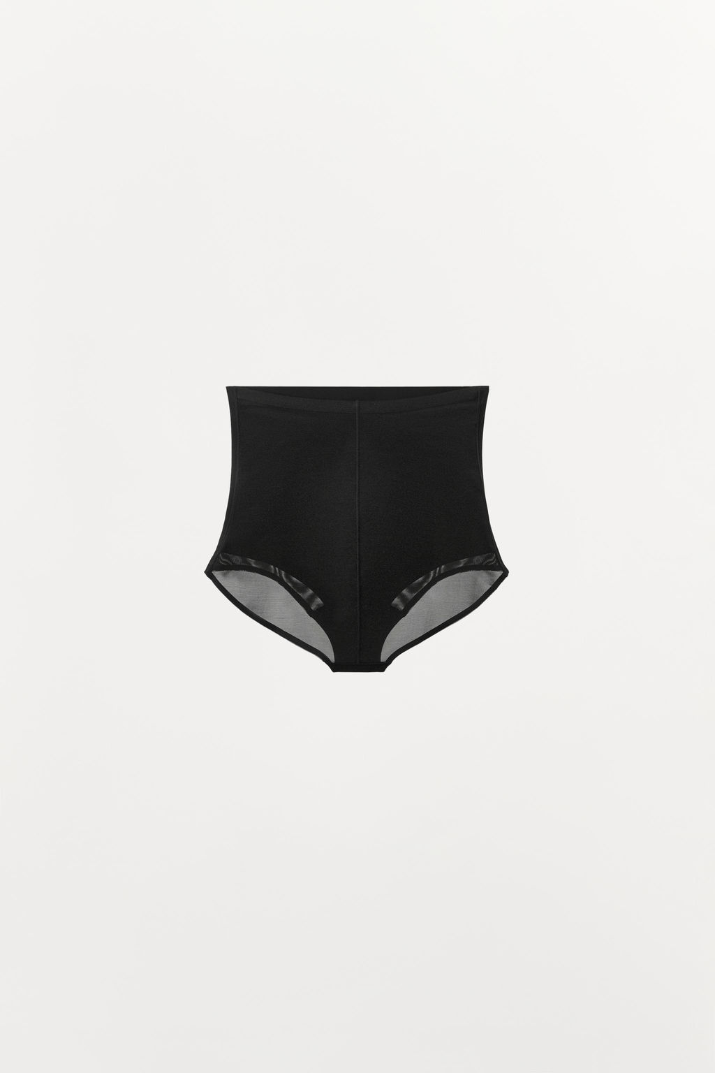 BRAGUITA CINTURA ANCHA CON POLIAMIDA / Negro - Zara фото 6