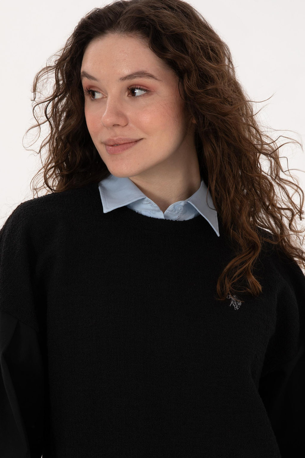 Kad_n Siyah Sweatshirt - U.s. polo assn фото 2