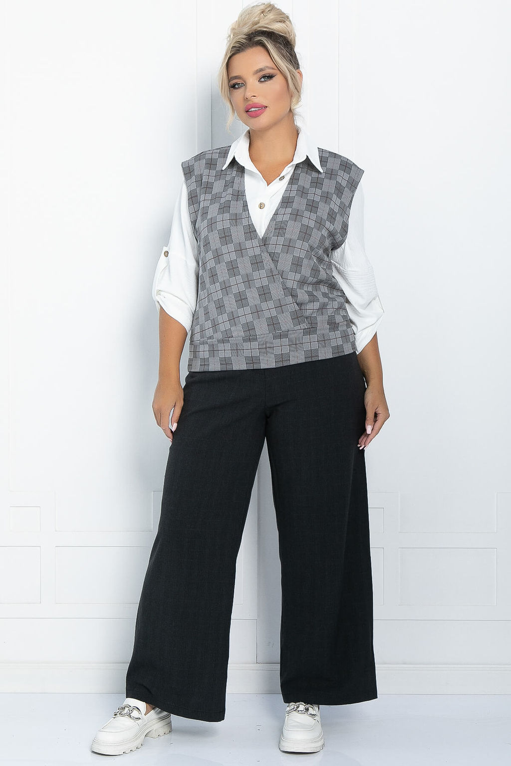 Брюки Искусство (графит) Б11414 - Lt collection фото 5