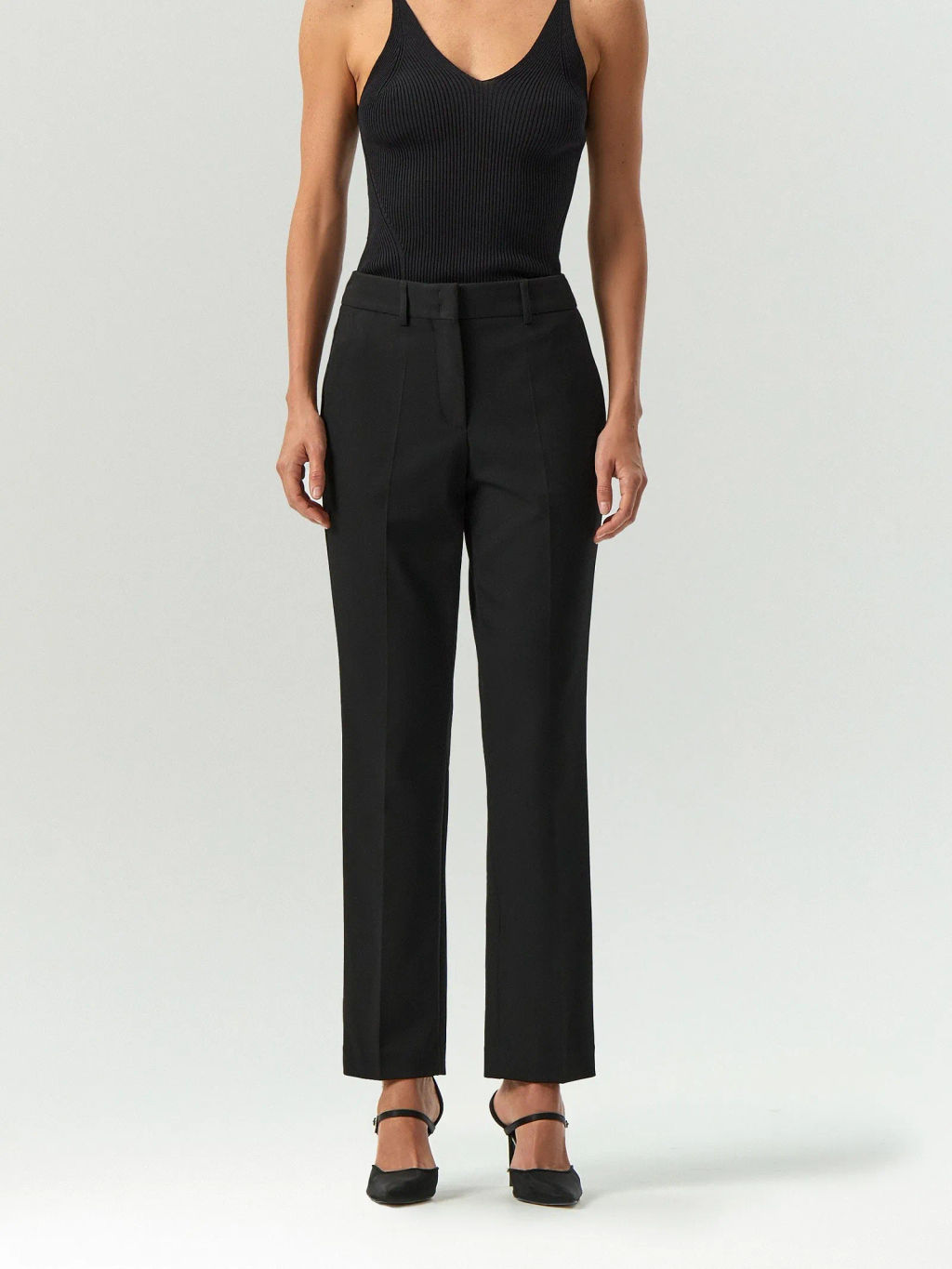 Брюки зауженного кроя, D448/monk - Emka фото 2