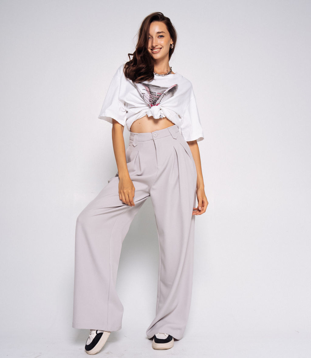 Брюки #КТ66008, светло-серый - Dommod фото 4