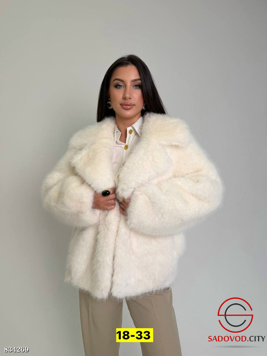 Эко-шуба с искусственным мехом - Bruno фото 3