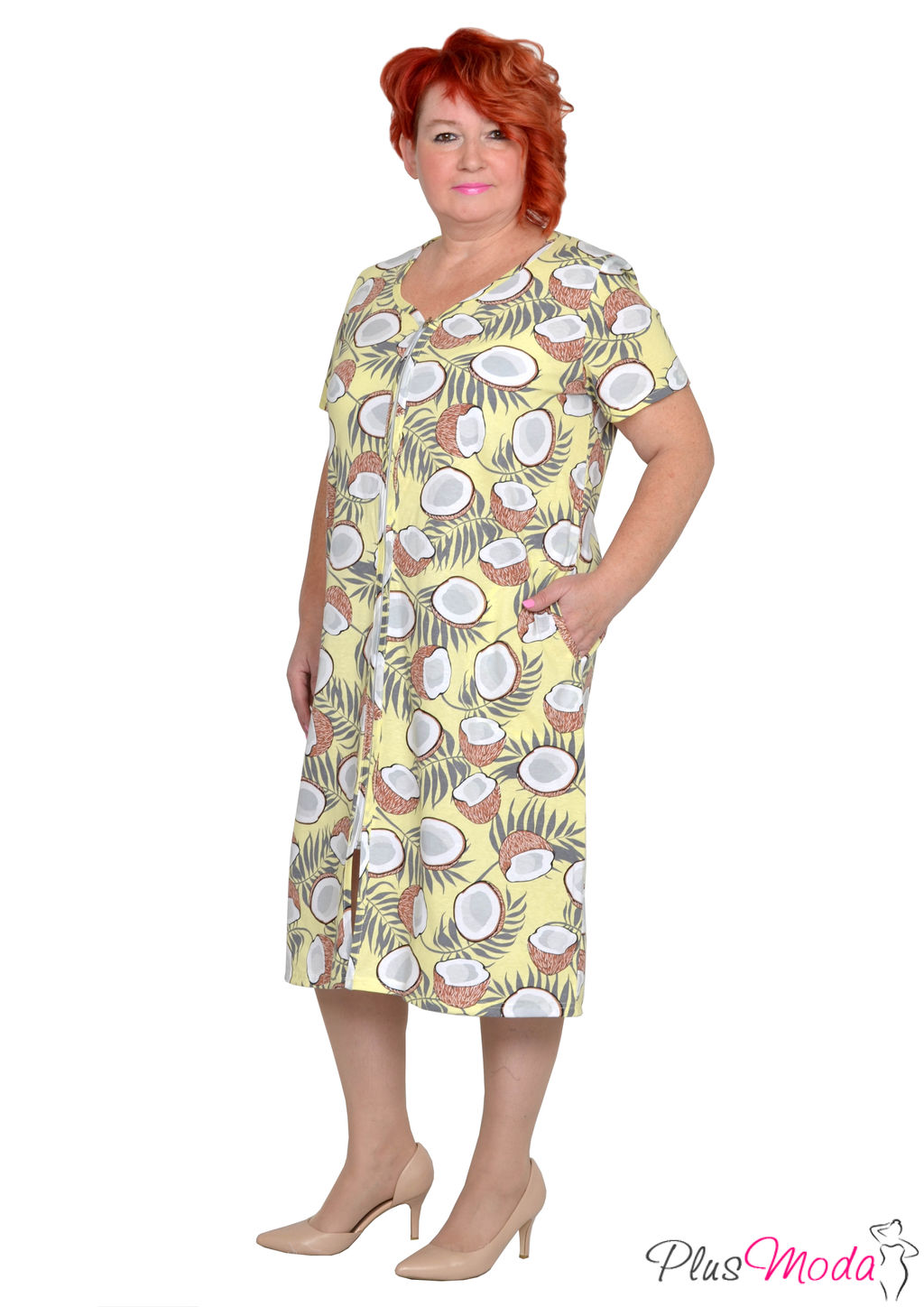 Халат Модель №1843 размеры 44-84 - Plusmoda фото 2