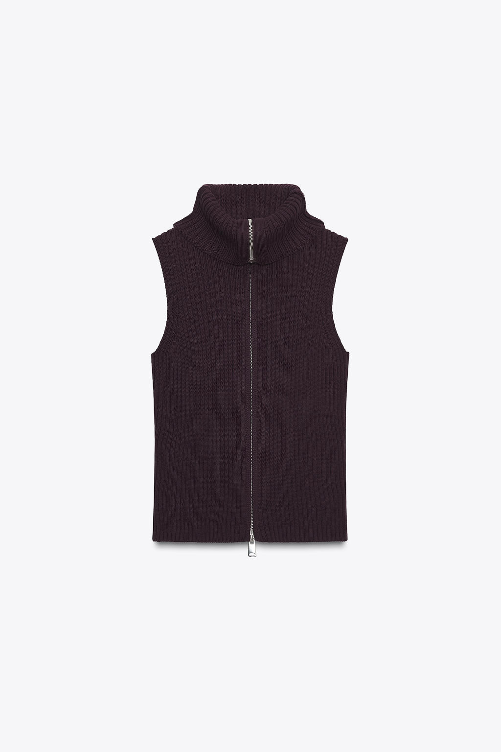 RIBBED KNIT WAISTCOAT TOP - Zara фото 5