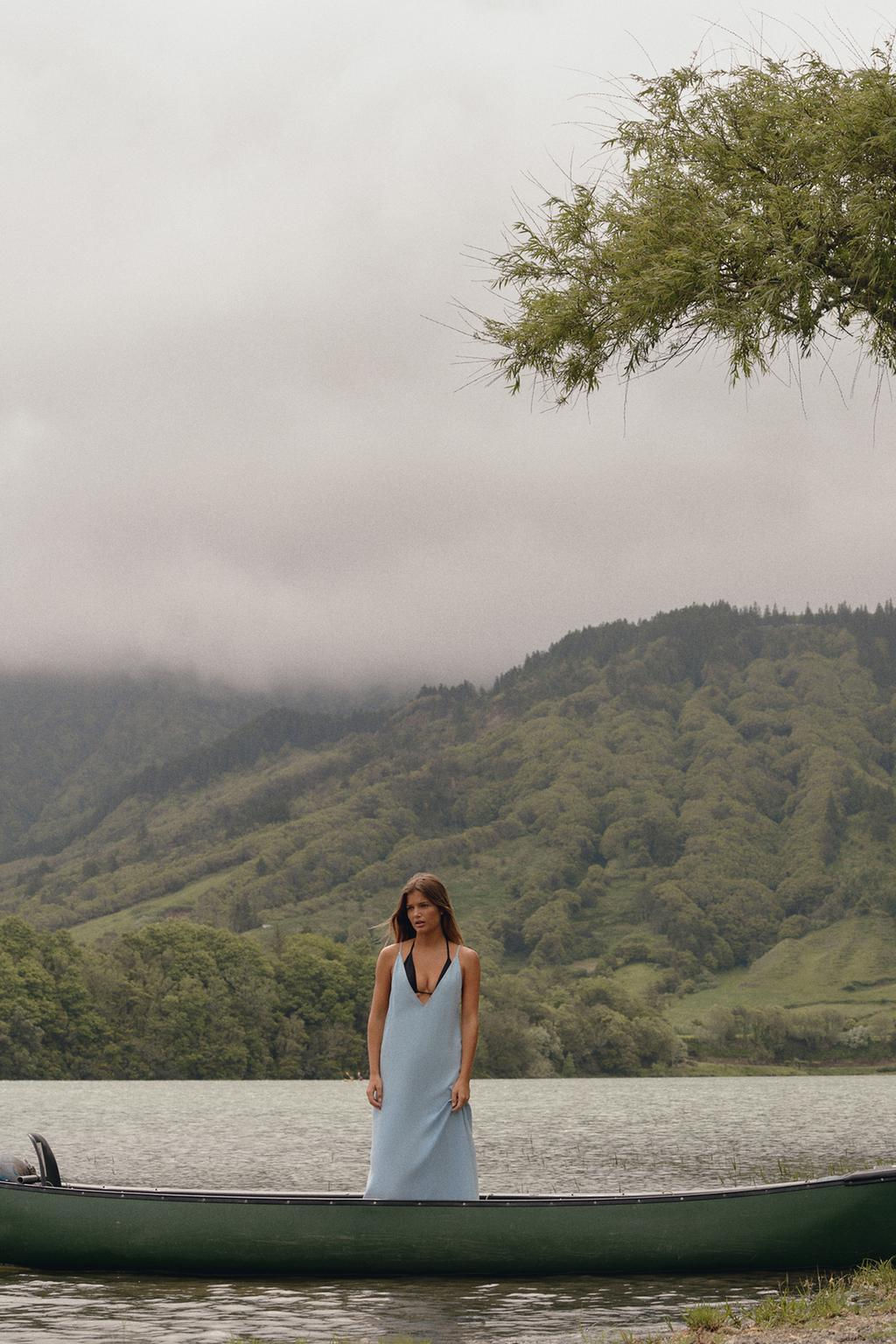 FLOWING MIDI DRESS - Zara фото 2