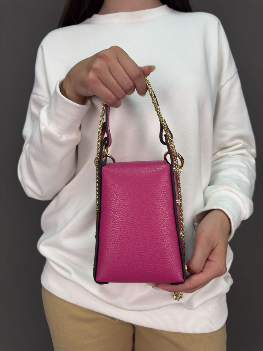 Сумка женская из телячьей кожи