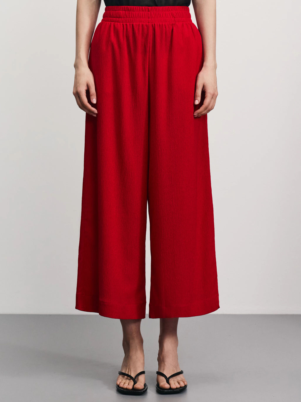 Прямые брюки с эластичным поясом / Zarina  фото 2