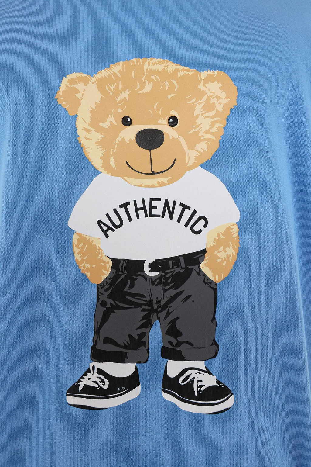 TRENDYOL MAN Ekru Unisex Oversize/Genis Kesim Ay?c?k Bask?l? %100 Pamuklu T-Shirt TMNSS25TS00158 - Trendyolmilla фото 21