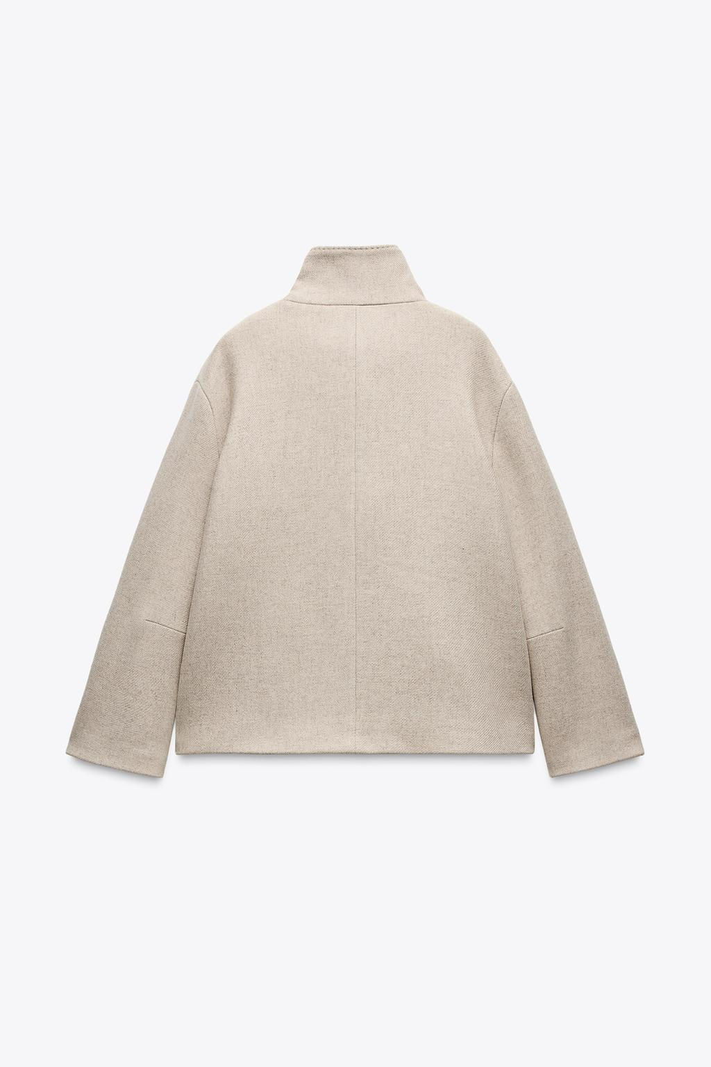 ZW COLLECTION SHORT WOOL BLEND COAT - Zara фото 7