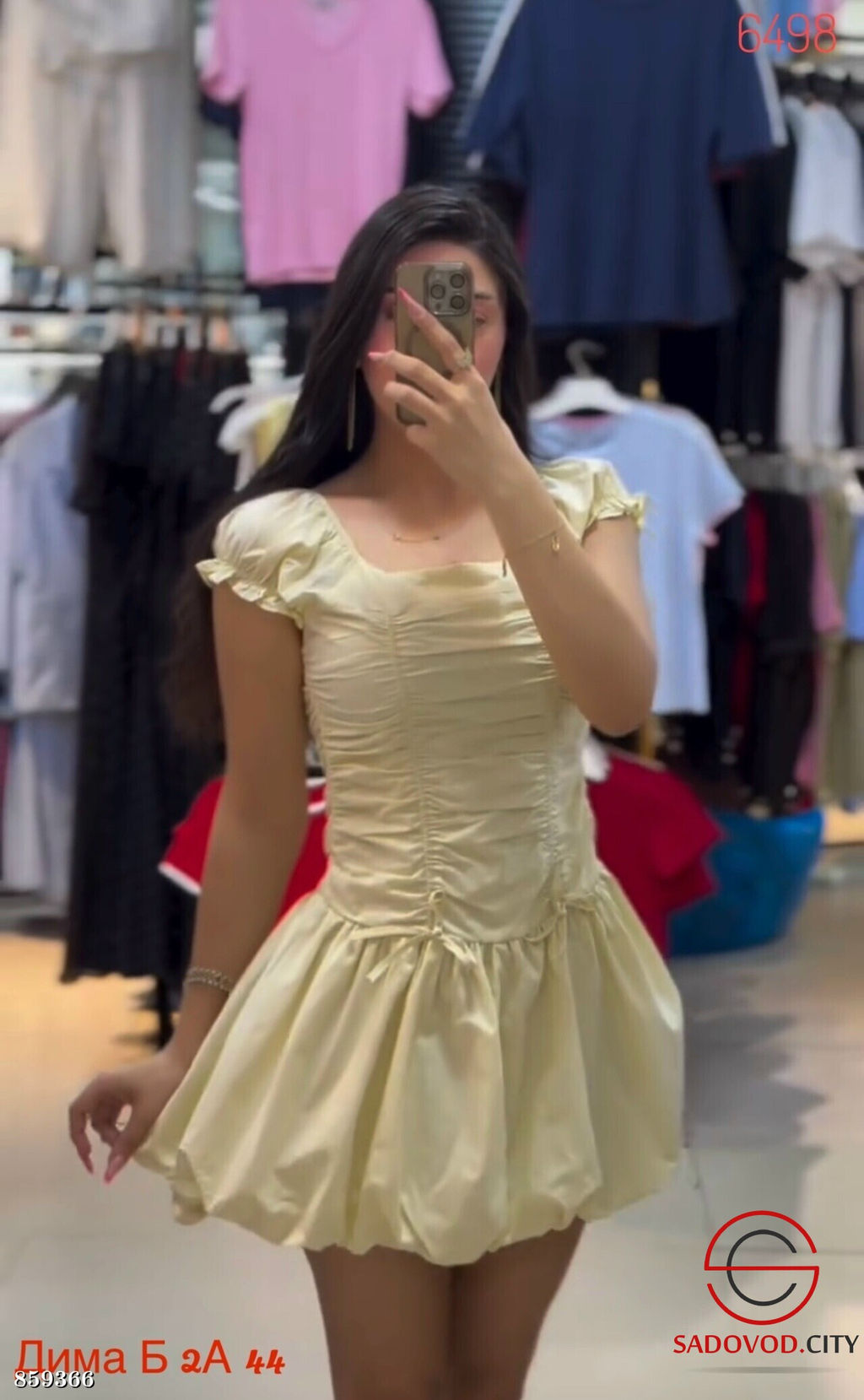 Платье женское однотонное - Fiona фото 6
