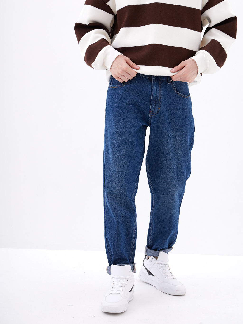 Мужские джинсы TAPER-SLIM - Mossmore фото 31