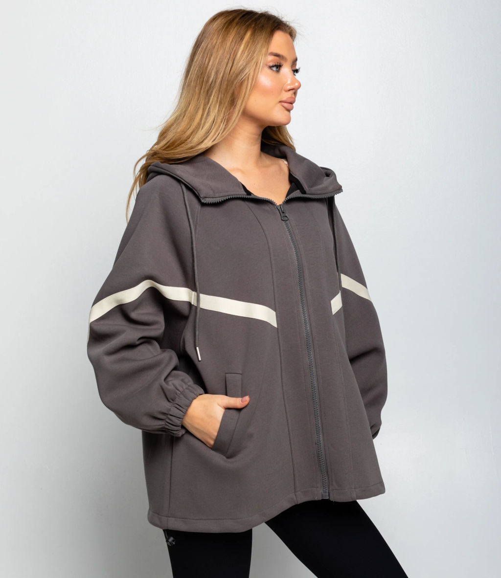 Толстовка #КТ5993, графит - Dommod фото 2