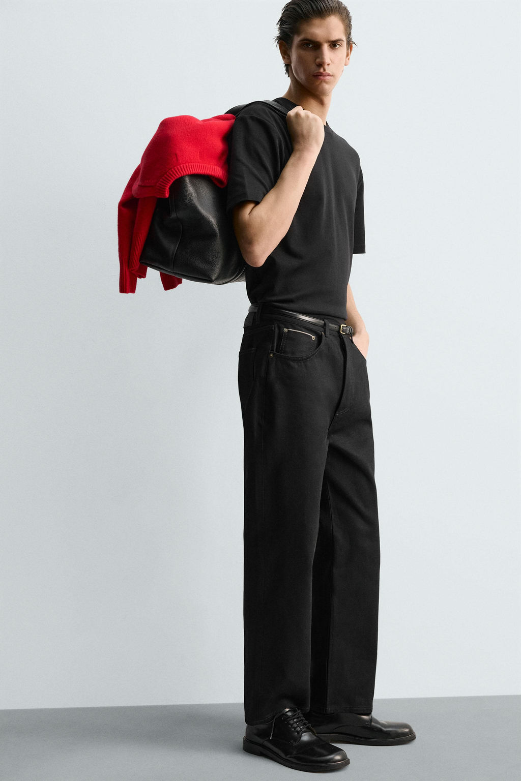 BASIC REGULAR FIT T-SHIRT - Zara фото 13