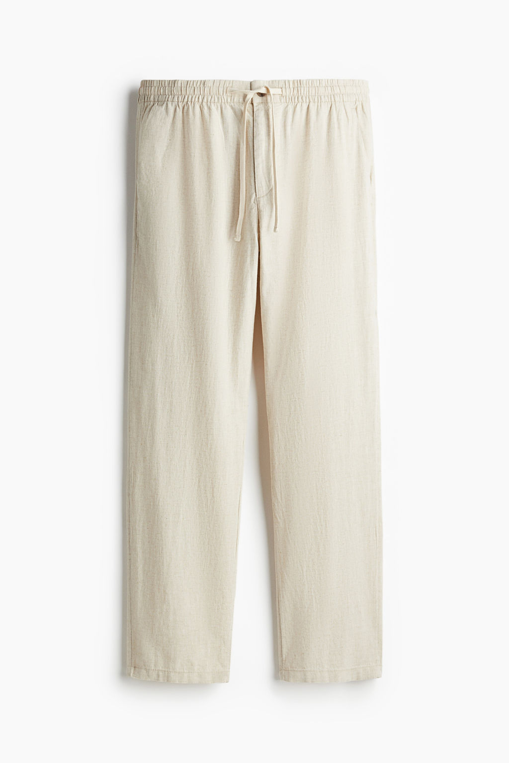 Pantal?n en mezcla de lino Regular Fit - H&m фото 5