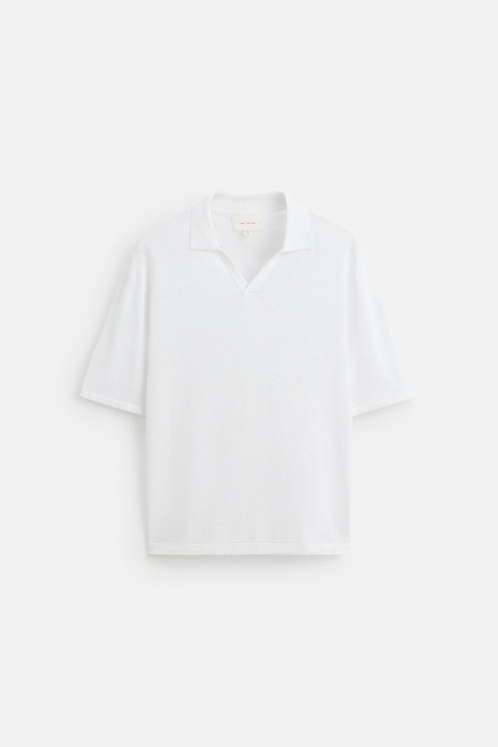 100% HEMP KNIT POLO SHIRT - Zara фото 6