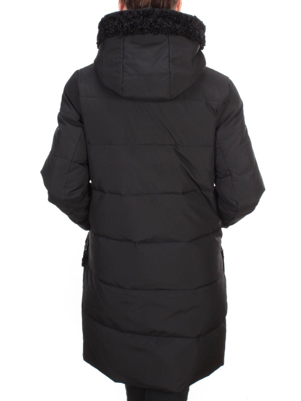 2197-2 BLACK Пальто зимнее женское OLAYEETE (200 гр. холлофайбера) - Fashion фото 5