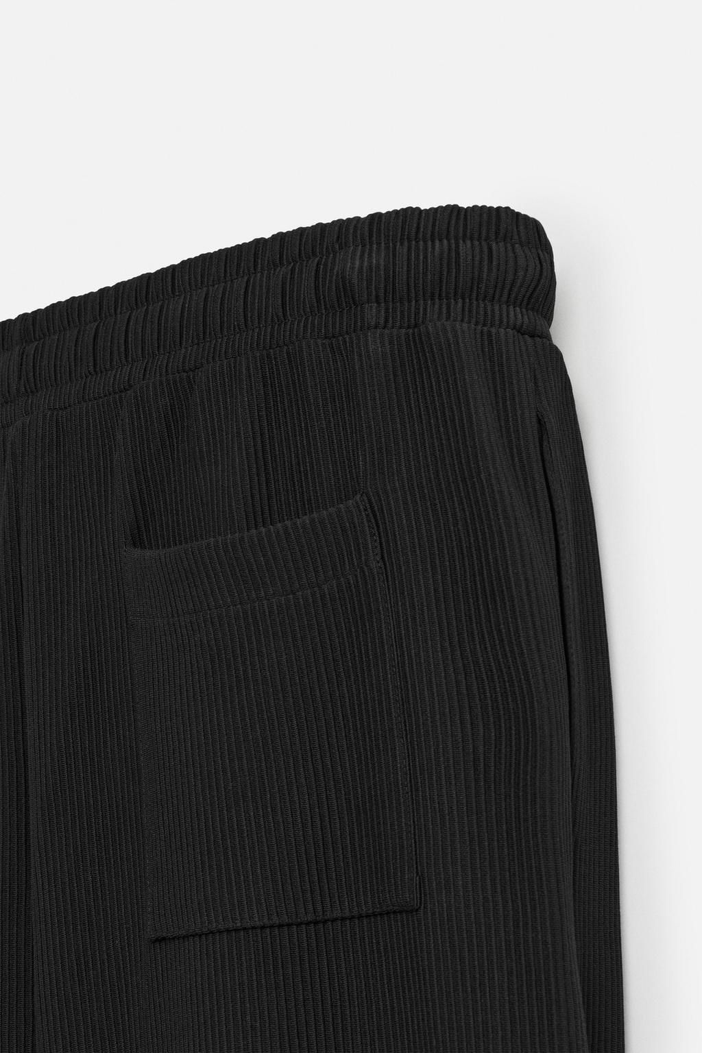 VERTICAL TEXTURED JOGGERS - Zara фото 9