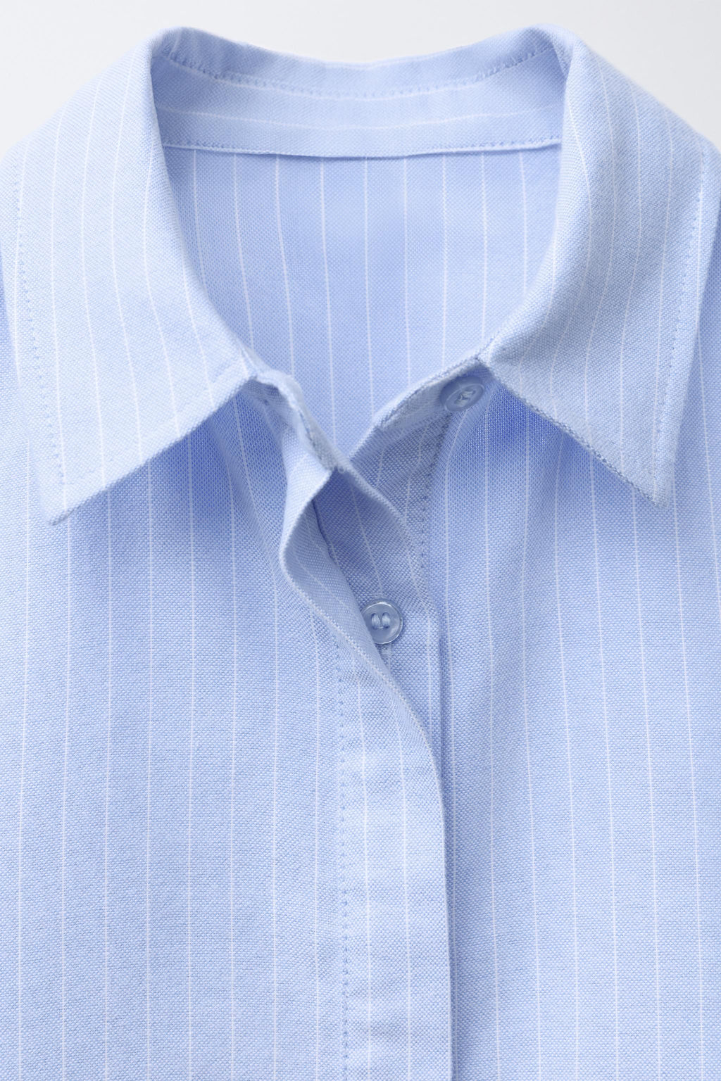 SCHIFFLI EMBROIDERY HEM SHIRT - Zara фото 3