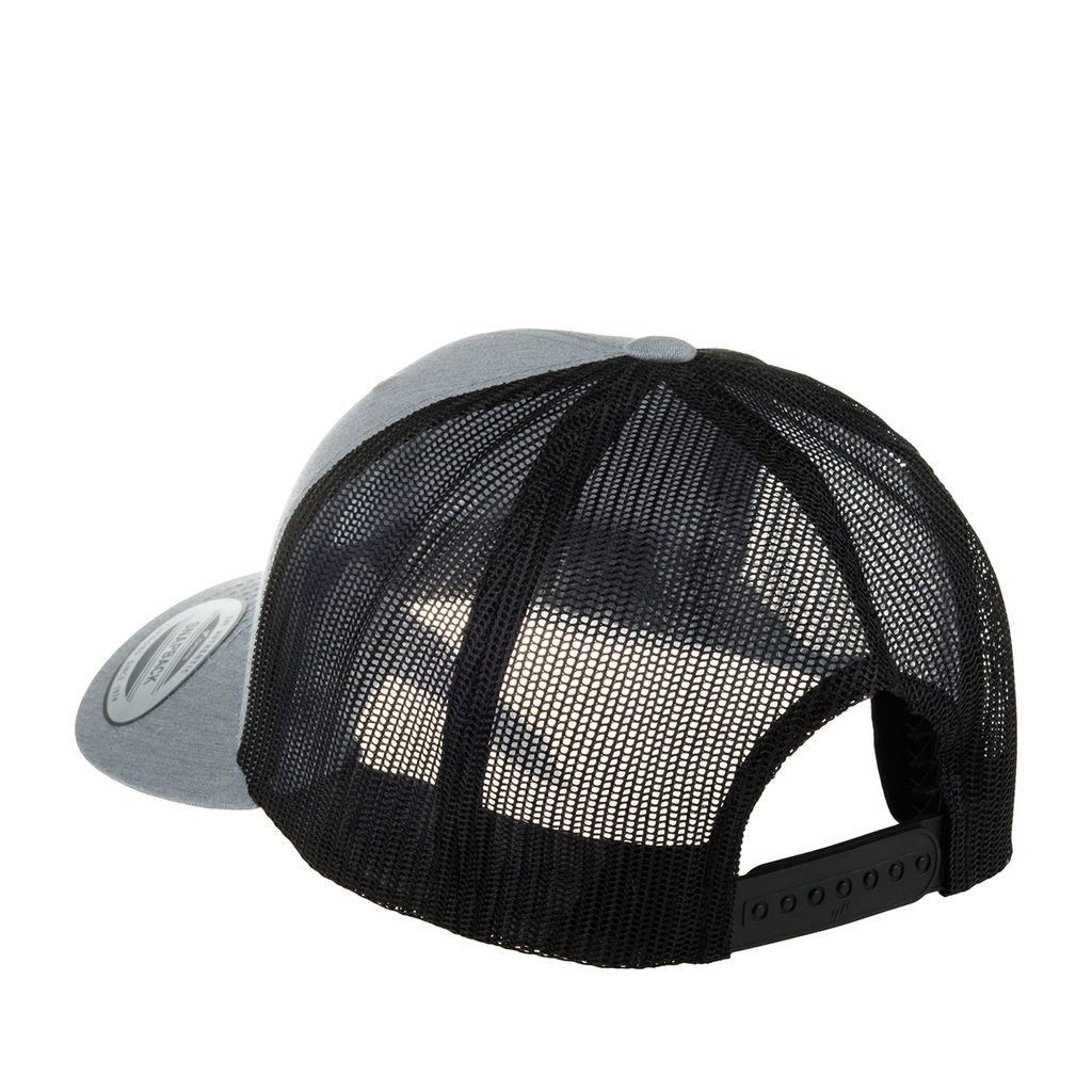 Бейсболка FLEXFIT арт. 6606T (светло-серый / черный) фото 2