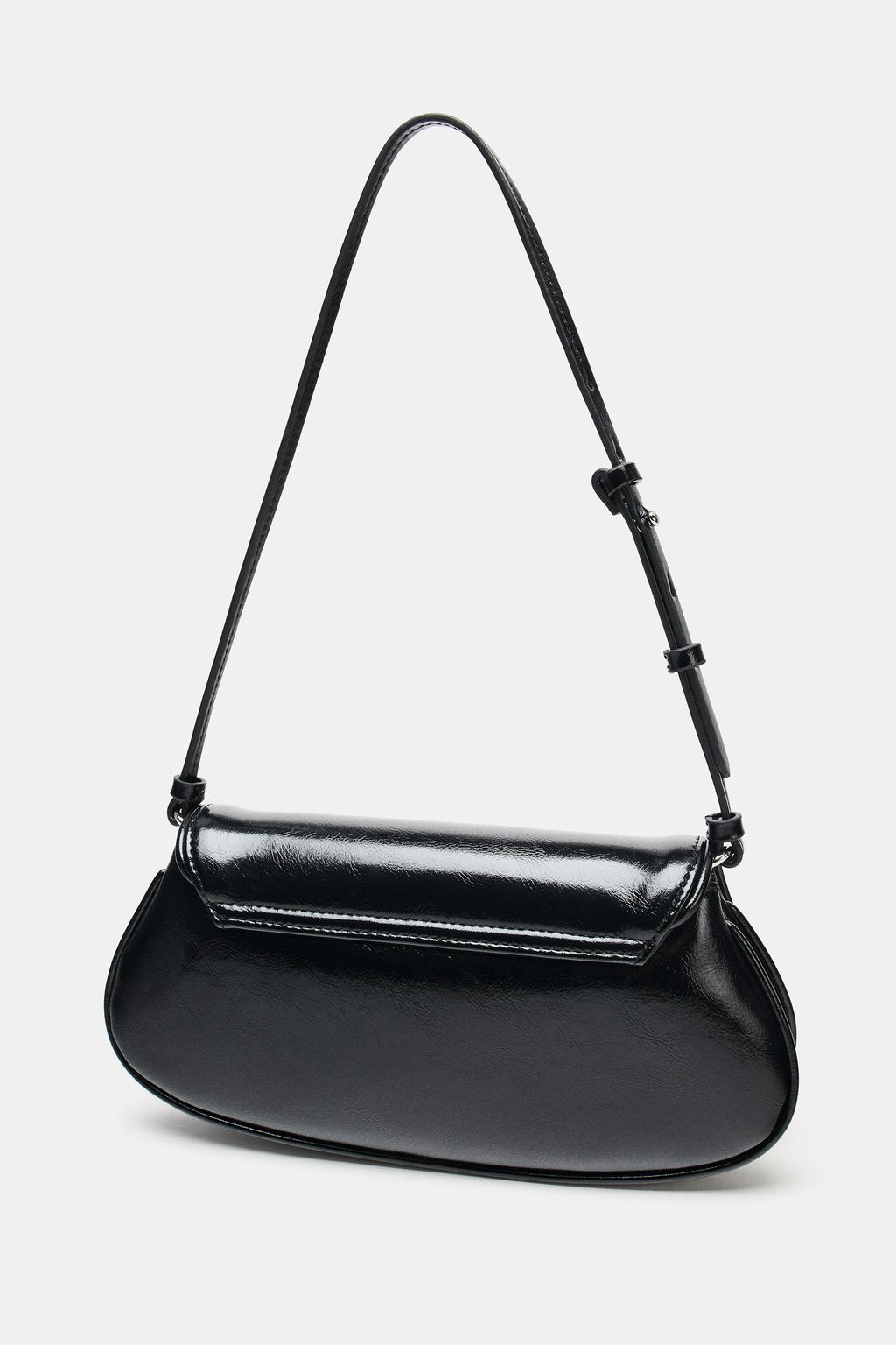 BOLSO DE HOMBRO SOLAPA / Negro - Zara фото 3