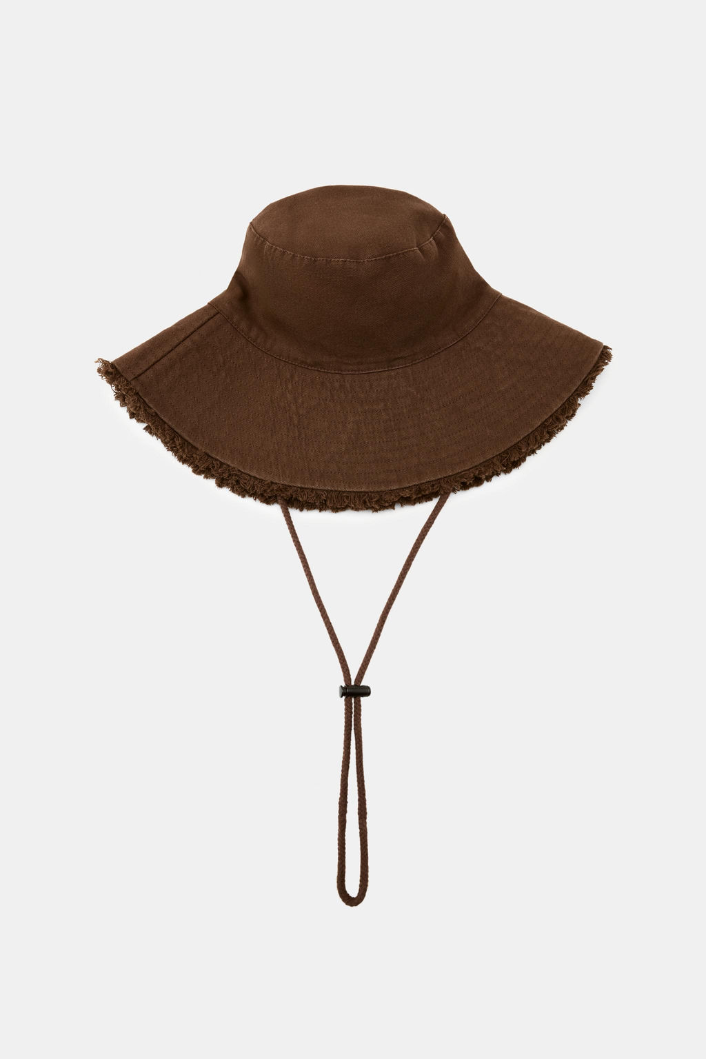 GORRO BUCKET ALGOD?N 100% / Marr?n - Zara фото 2