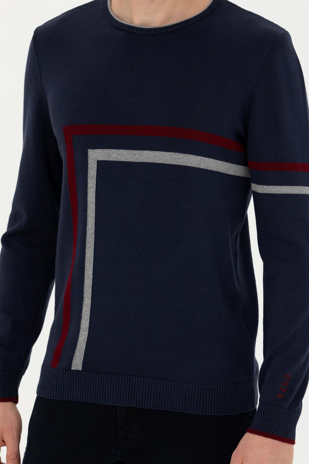 Мужской темно-синий свитер - U.s. polo assn фото 6