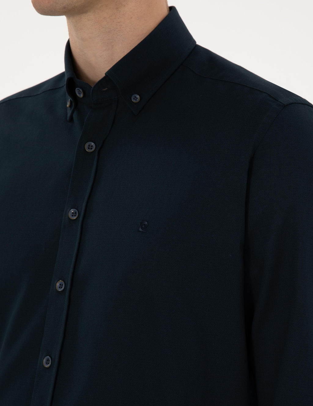 Lacivert Regular Fit Uzun Kollu G_mlek - Pierre cardin фото 7