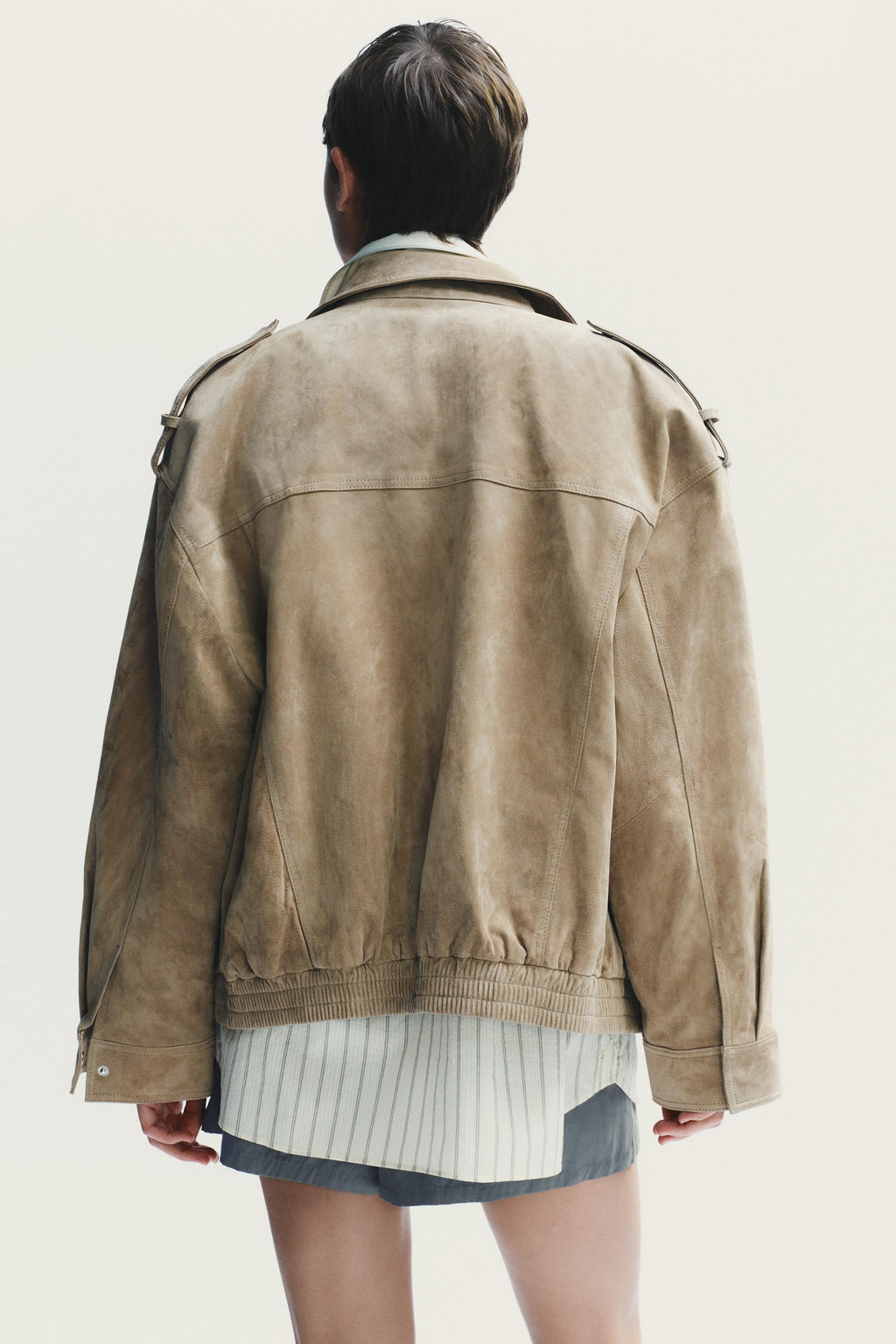 SUEDE LEATHER JACKET - Zara фото 6