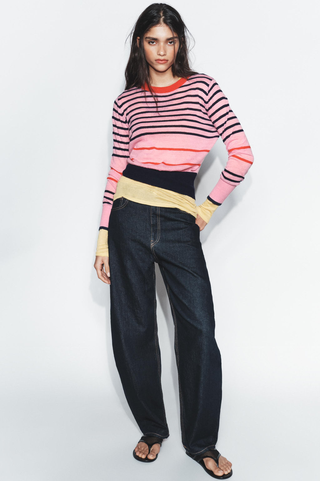 STRIPED KNIT JUMPER - Zara фото 4
