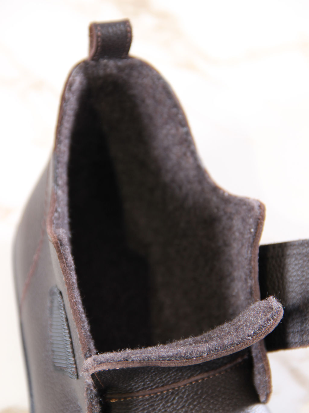 Босоногие ботинки EDART 209.NATAbl.Темно-коричневый оттима/шерсть