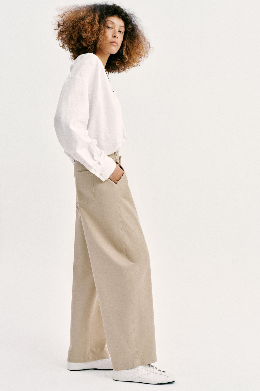 PANTAL?N BARREL / Tostado - Zara фото 4