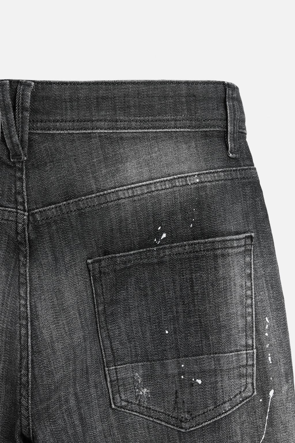 RIPPED SKINNY JEANS WITH PAINT SPLATTER - Zara фото 19