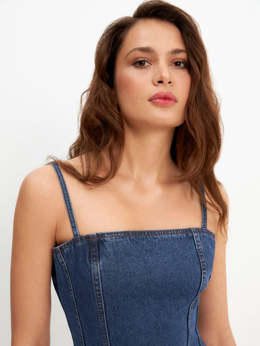 Платье джинсовое жен. Laurel темно-синий - Concept club фото 2