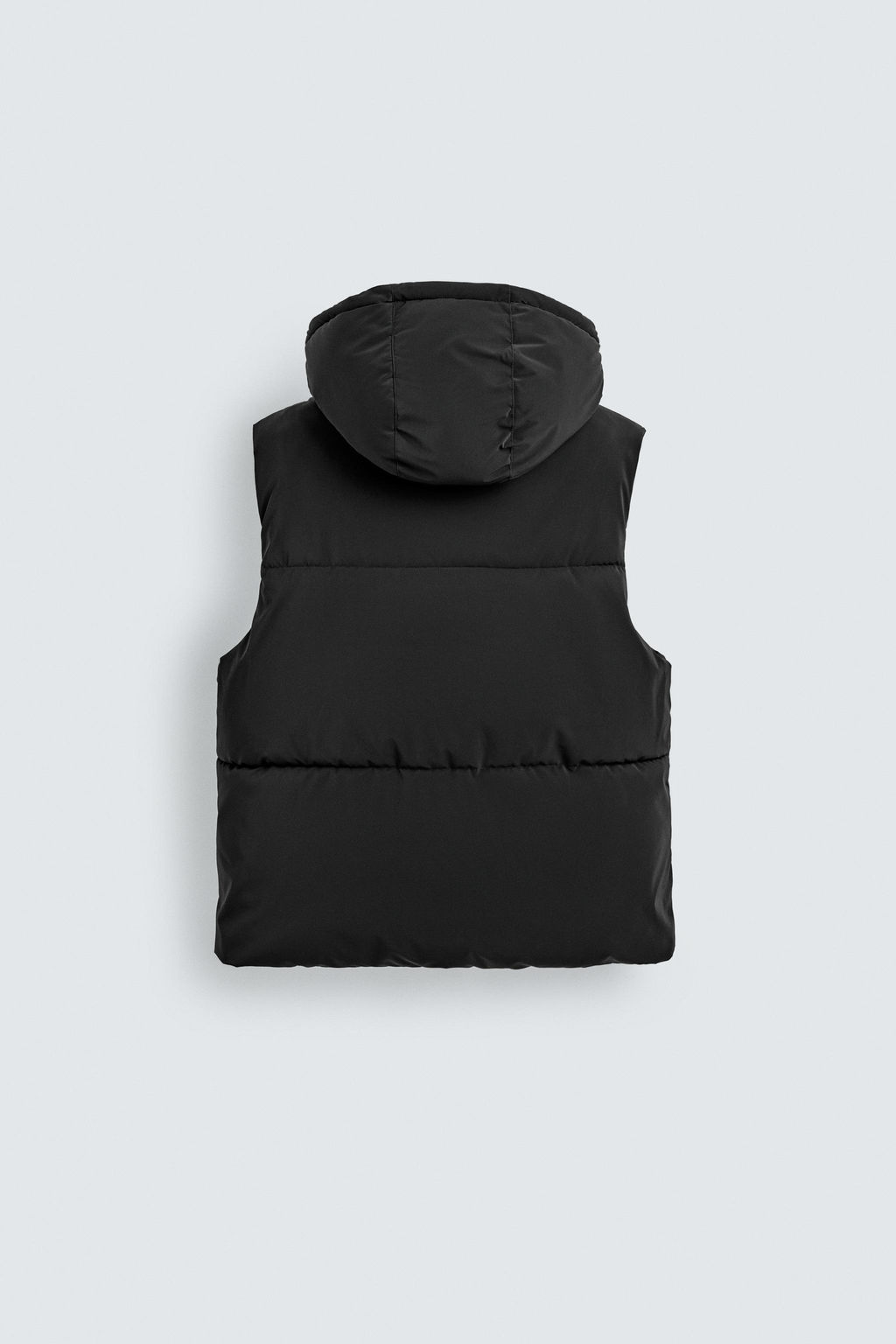 RUBBERISED PUFFER GILET