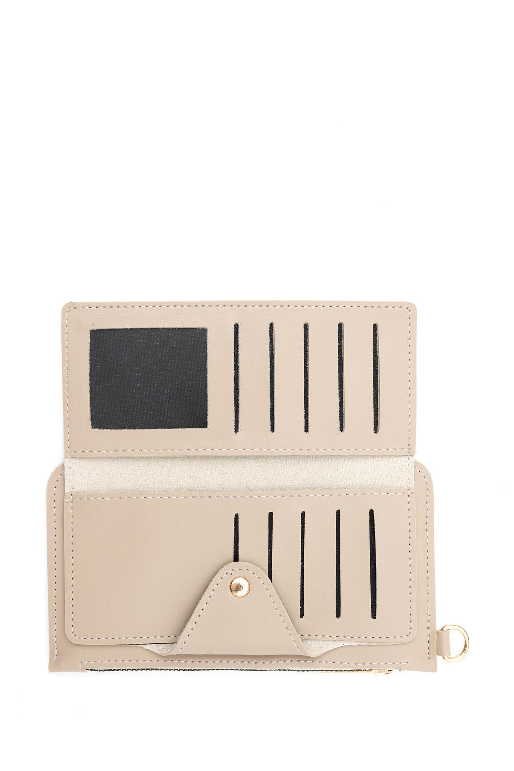 Женский бежевый кошелек - U.s. polo assn фото 5