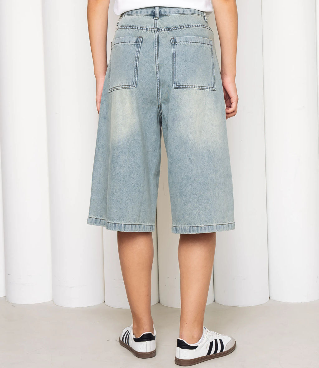 Джинсовые шорты #КТ3256, голубой - Dommod фото 4