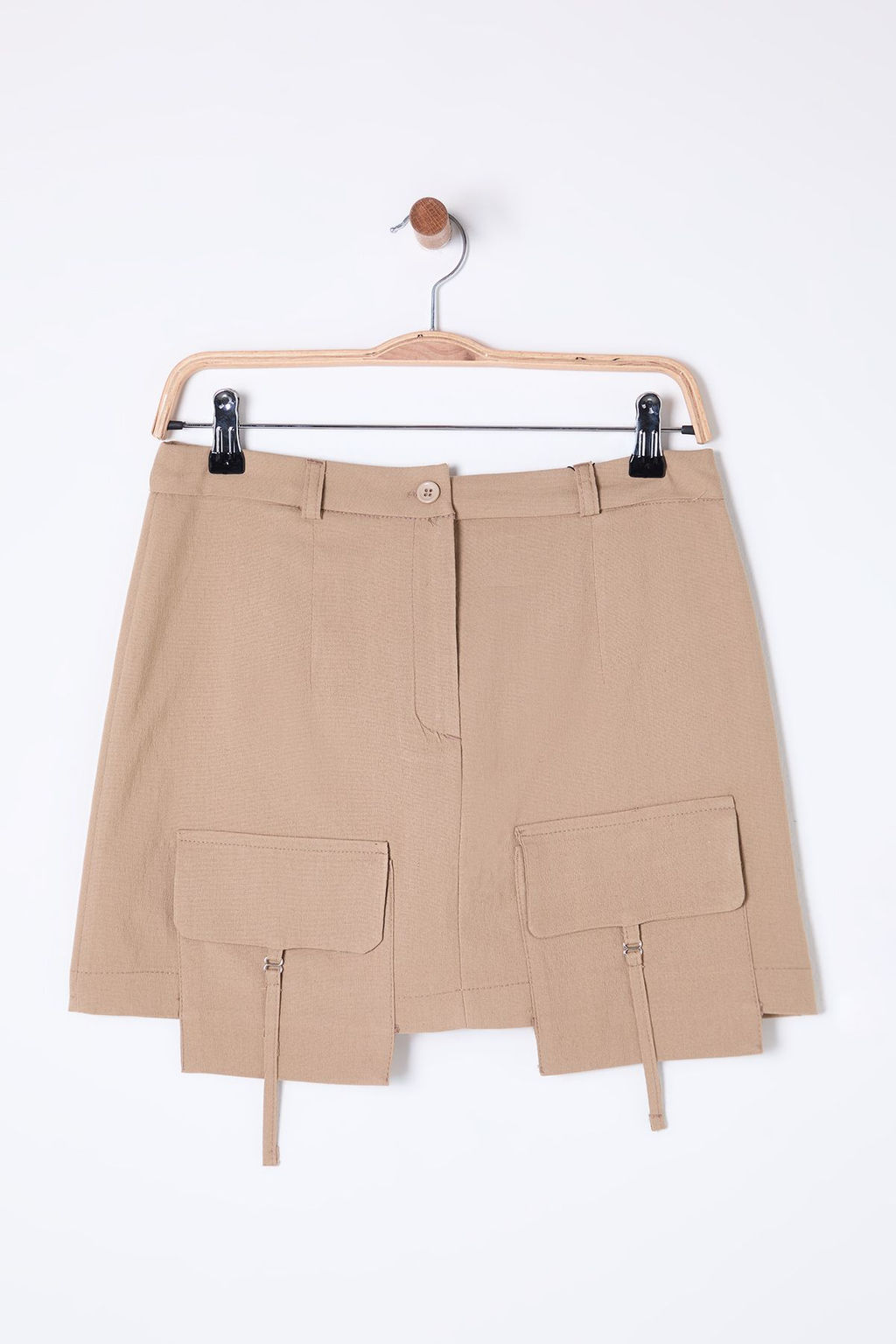 TRENDYOLMILLA Vizon Utility Cep Detayl? Mini Dokuma Etek Gorunumlu Sort TWOSS25SR00025  фото 7