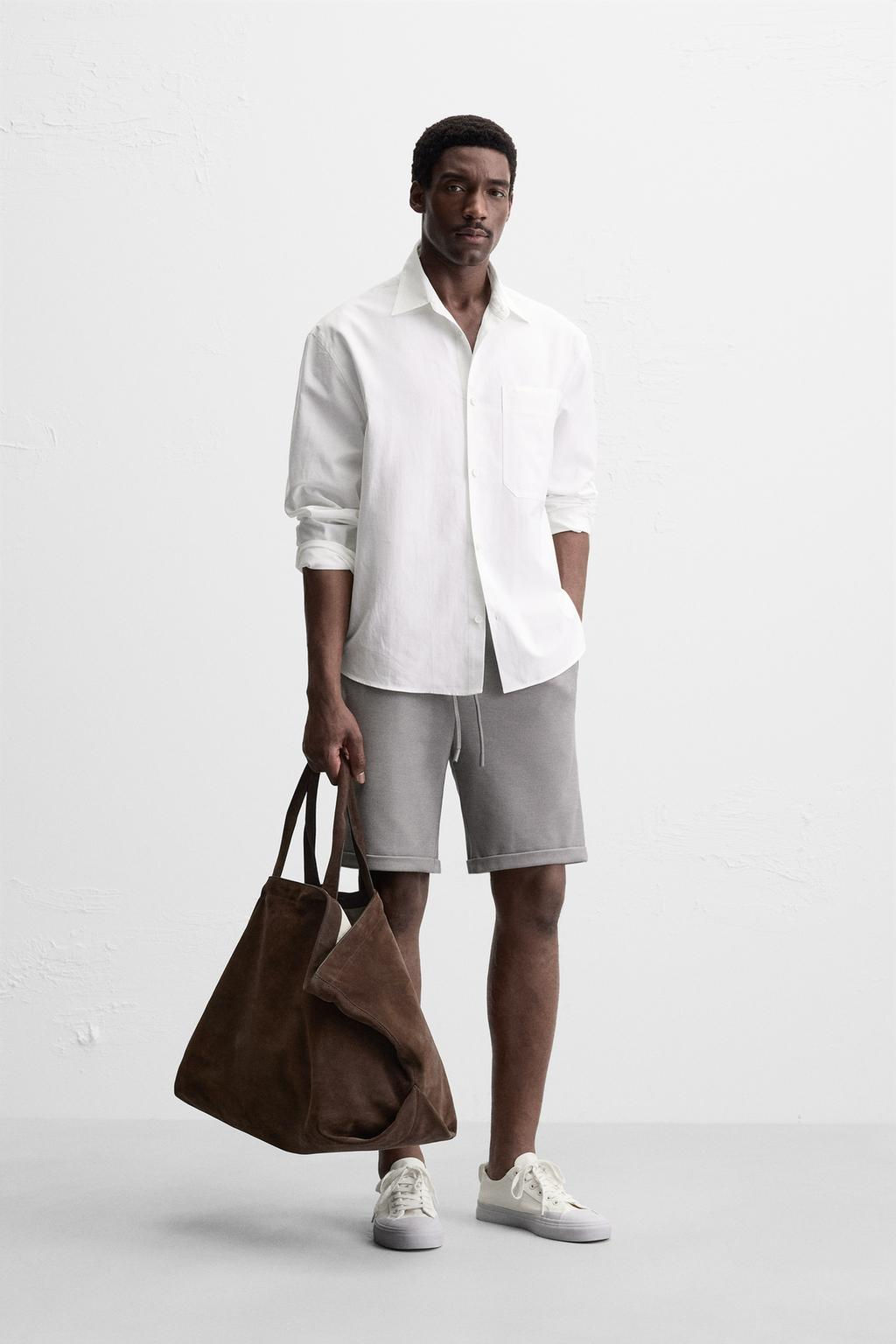 COMFORTABLE REGULAR FIT BERMUDA SHORTS - Zara фото 5