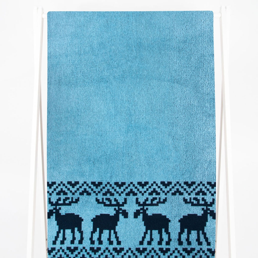 Полотенце махровое 6с102.411ж1 Оленики(джинс) 67х150см