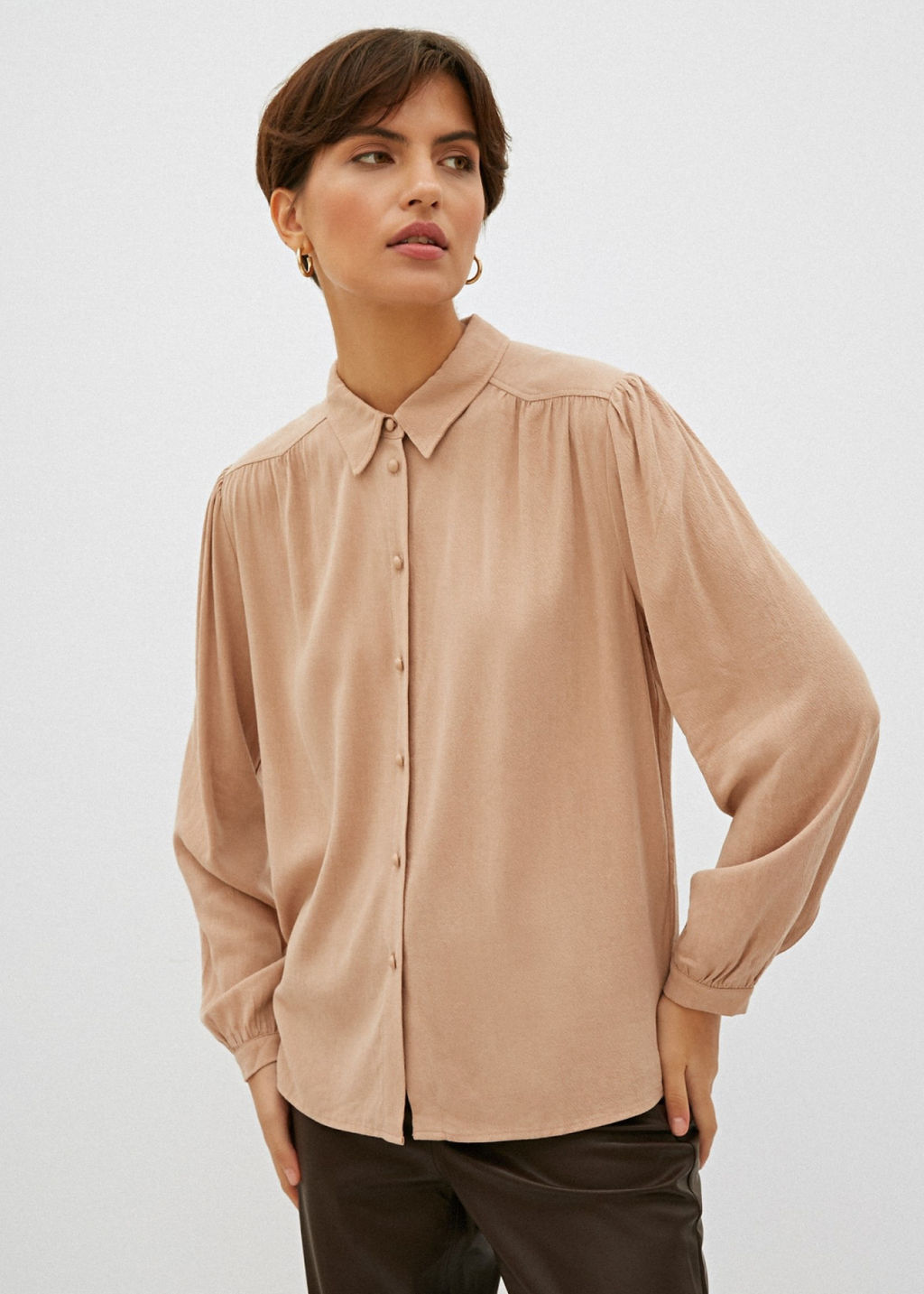 Conso/PR 210904 - beige Блузка