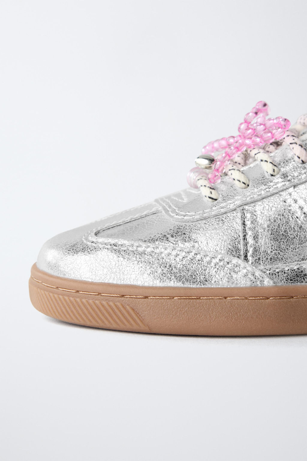 METALLIC CHARM TRAINERS - Zara фото 5
