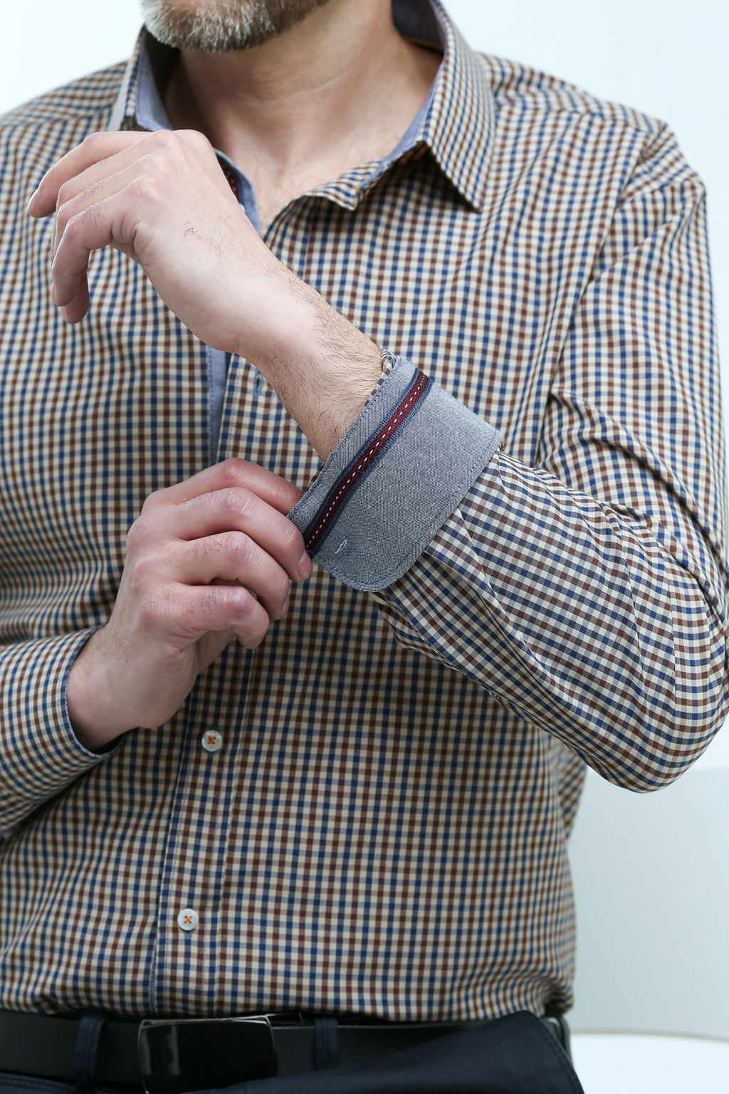 Мужская рубашка 22-56-т-02 - Nicolo angi фото 7