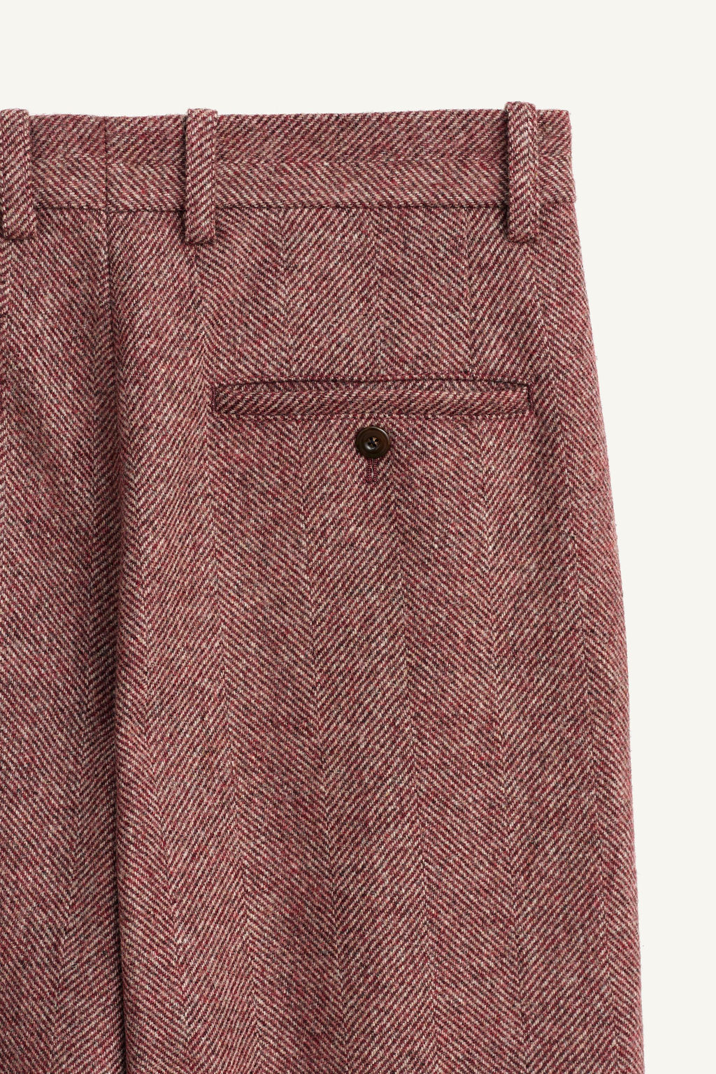 LIMITED EDITION HERRINGBONE WOOL TROUSERS - Zara фото 9