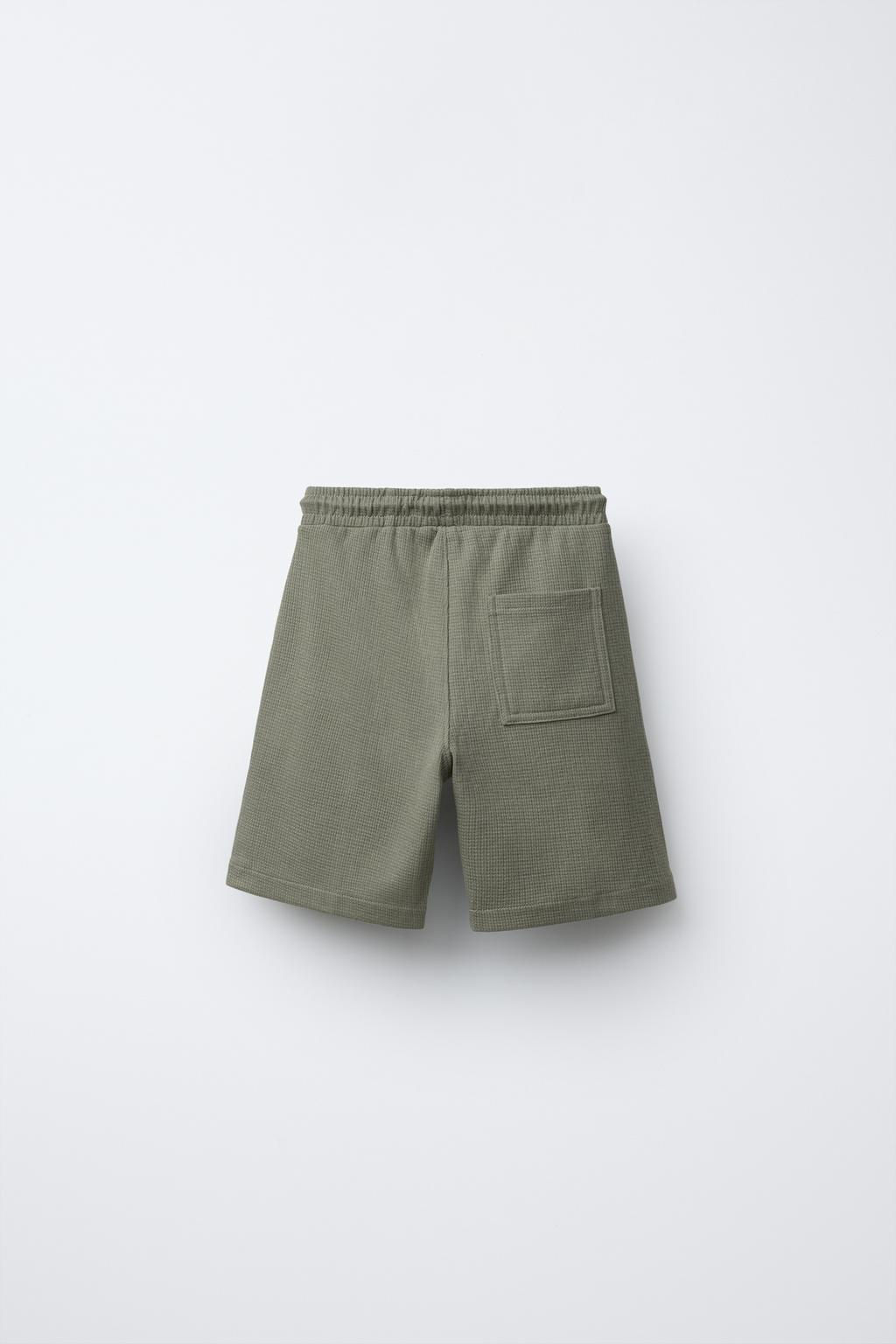 TEXTURED SHIRT AND BERMUDA SHORTS SET - Zara фото 5