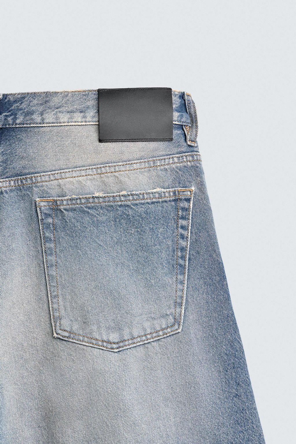 BERMUDA DENIM BAGGY FIT / Carb?n - Zara фото 10