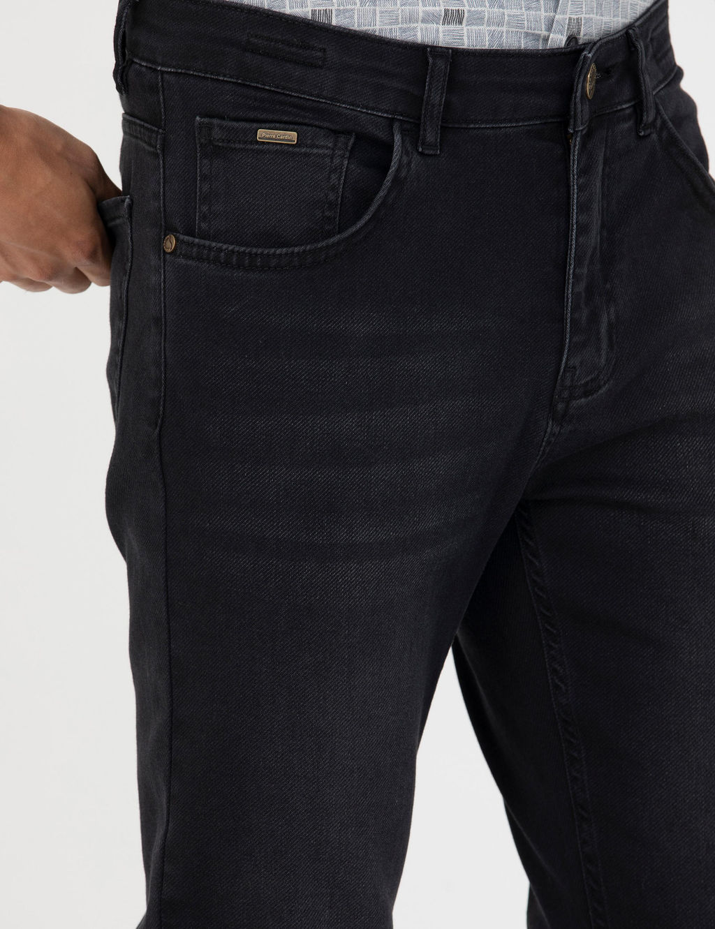Siyah Slim Fit Jean Pantolon