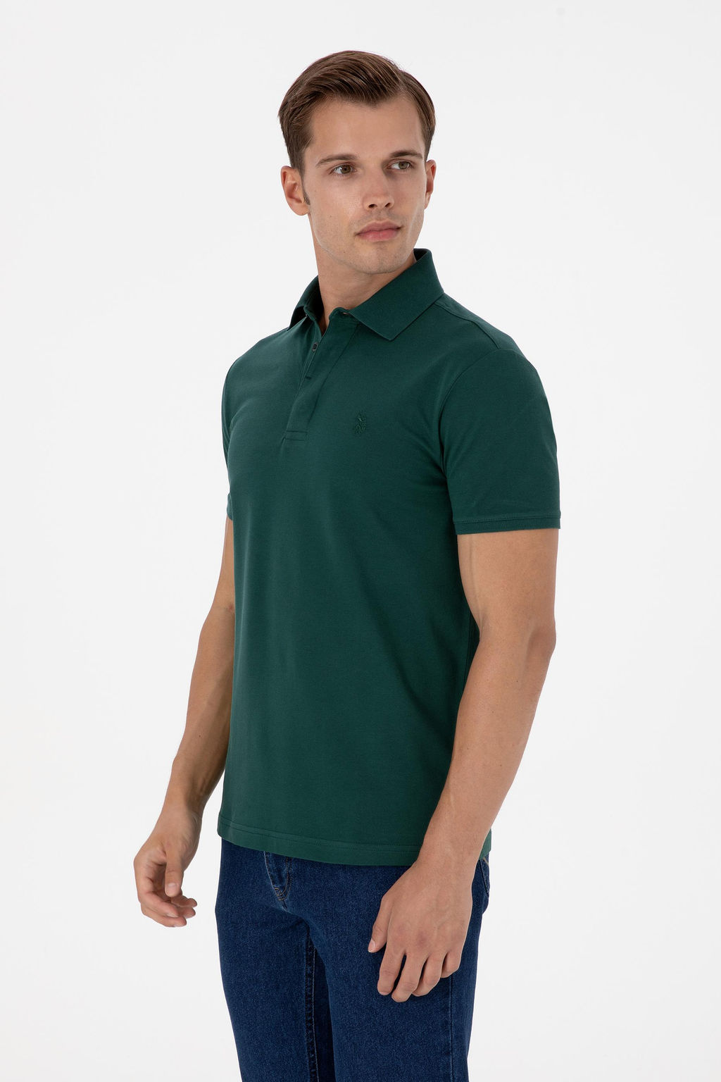 Erkek Koyu Ye_il Basic Ti__rt Sepette S_rpriz _ndirim - U.s. polo assn фото 3