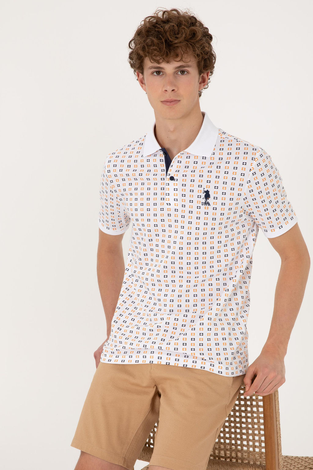 Erkek Beyaz Ti__rt Sepette S_rpriz _ndirim - U.s. polo assn фото 3