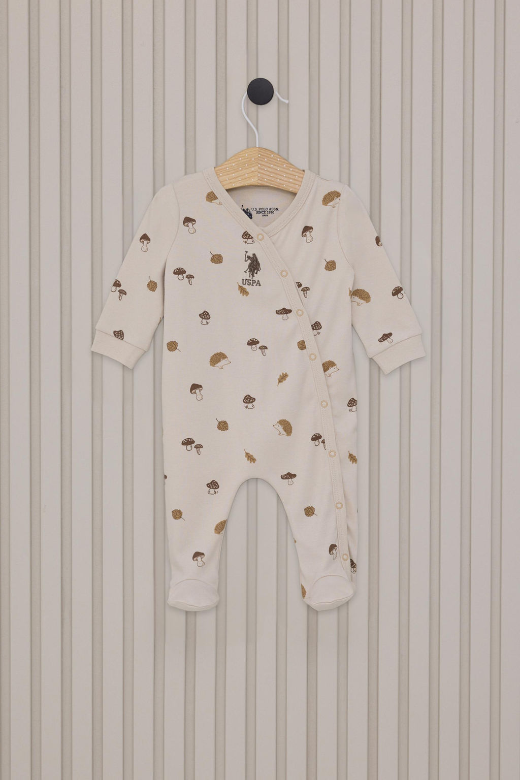 Erkek Bebek Krem Pijama Tak_m_